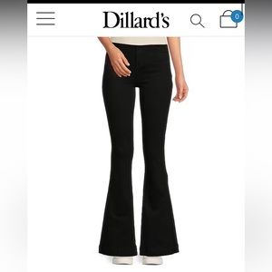 Chelsea and Violet High Rise Stretch Indigo Denim 4-Pocket Flare Jeans